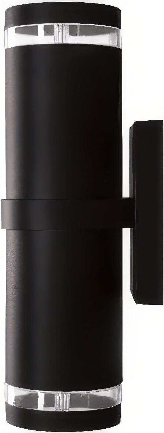Dabmar Lighting DW3560-L24-RGBW-B black outdoor wall light fixture
