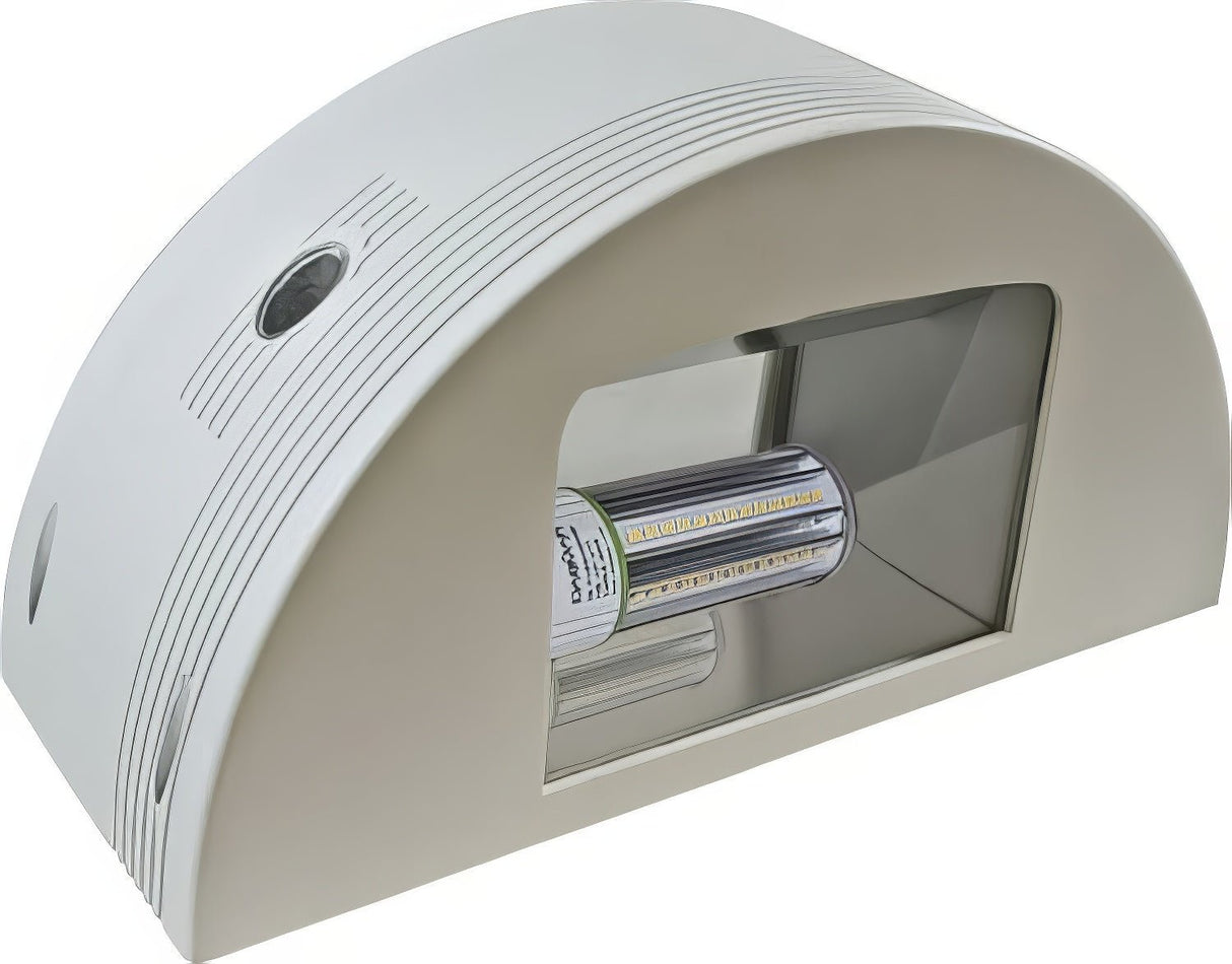 Dabmar Lighting DW3650-L20-50K-W outdoor wall light fixture, additional view