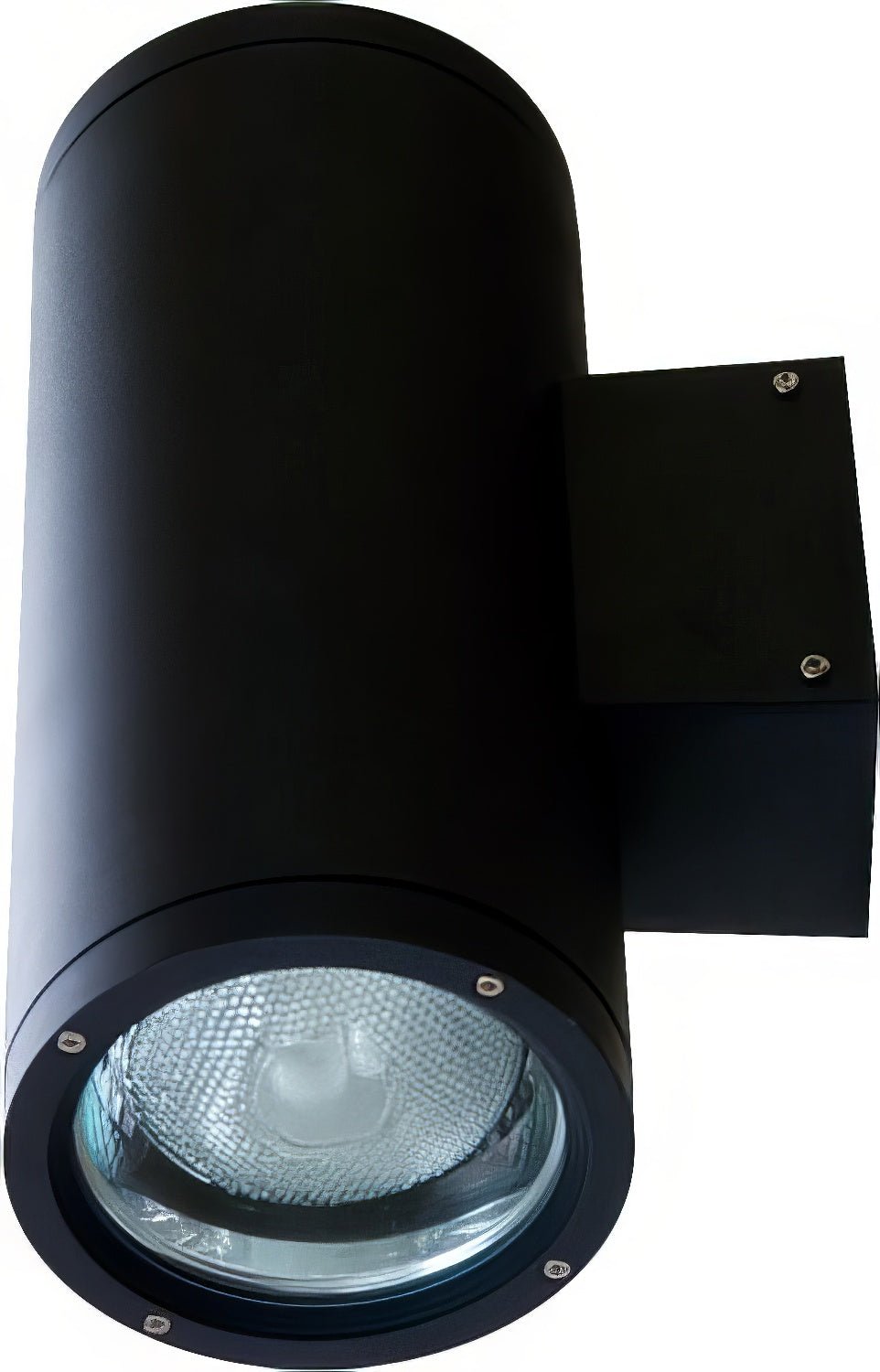 Dabmar Lighting DW3756-L25F-65K-B black outdoor wall light fixture