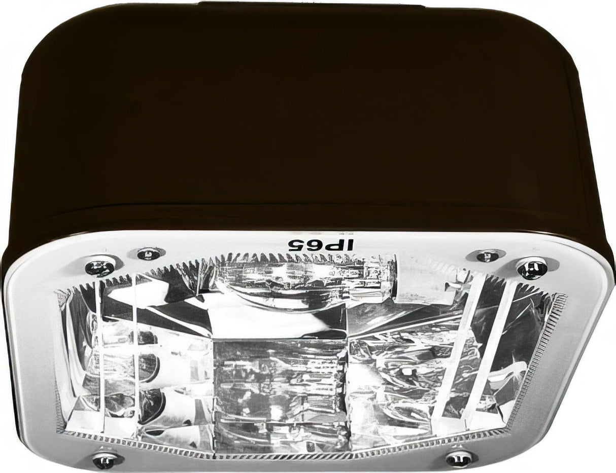 Dabmar Lighting DW8850-BZ bronze medium square ceiling fixture