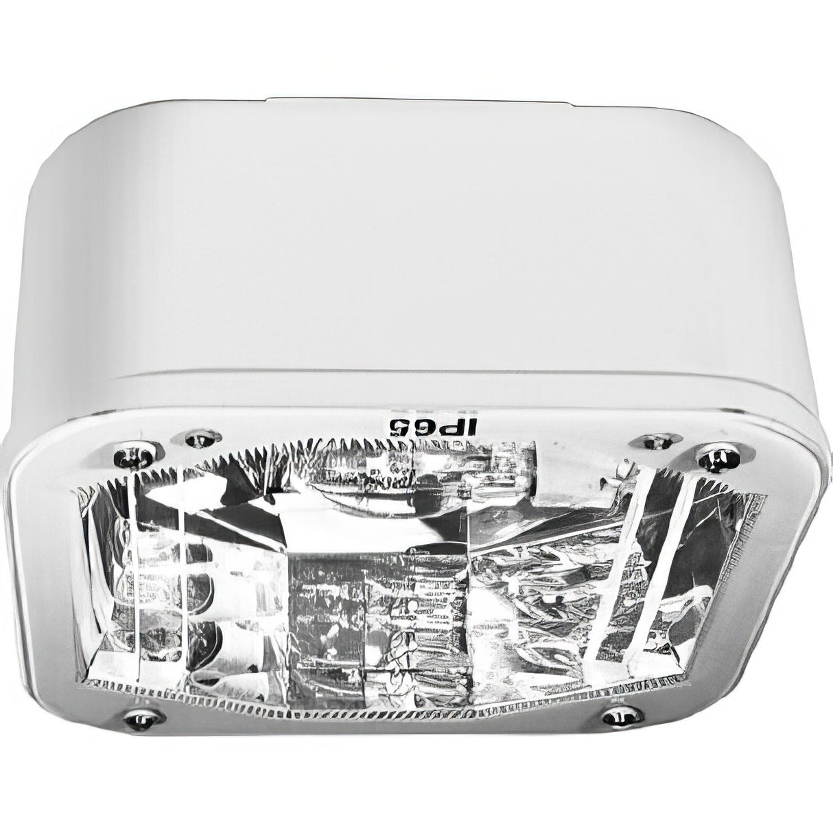 Dabmar Lighting DW8850-W white medium square ceiling fixture