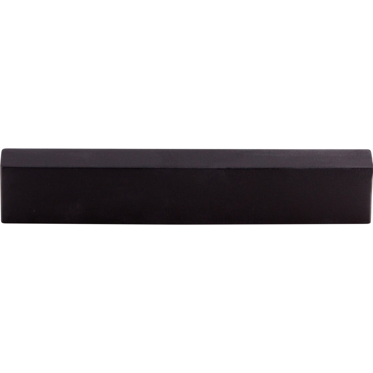 Top Knobs TK276BLK Modern Metro 5" Center to Center Finger Pull Flat Black