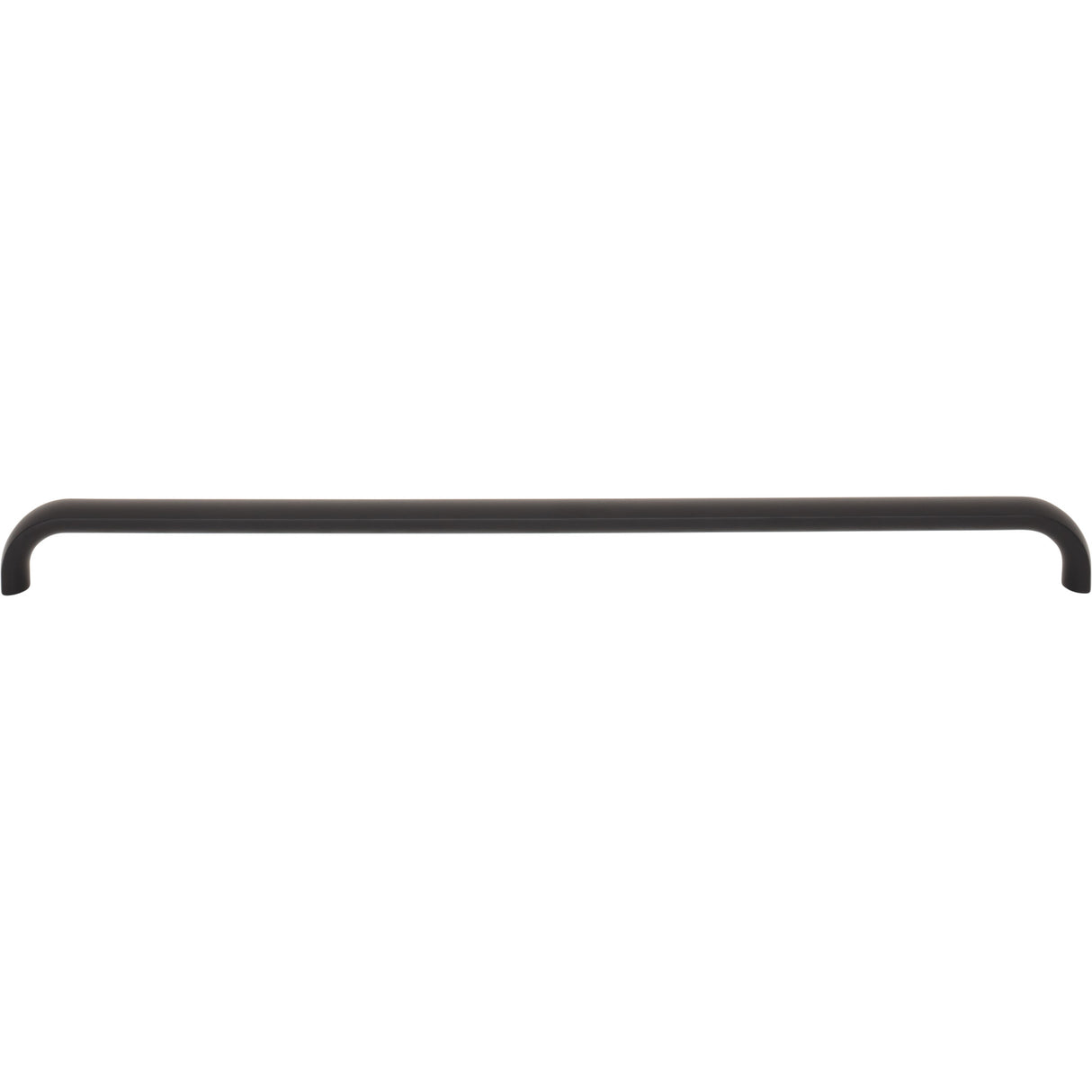 Top Knobs TK3347BLK Brockwell 12" Center to Center Bar Pull Flat Black