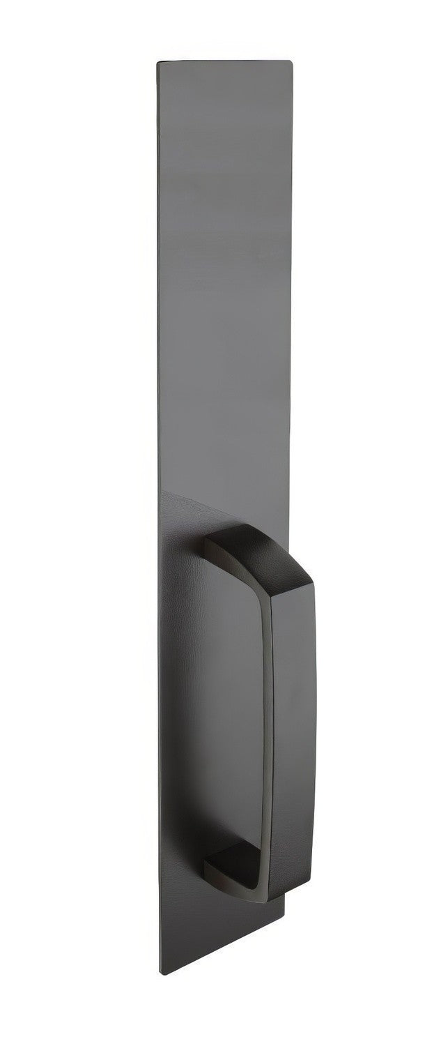 Copper Creek ED-ESCDMY-DB Bulldog Exit Device dummy exit device trim in polished brass, additional view