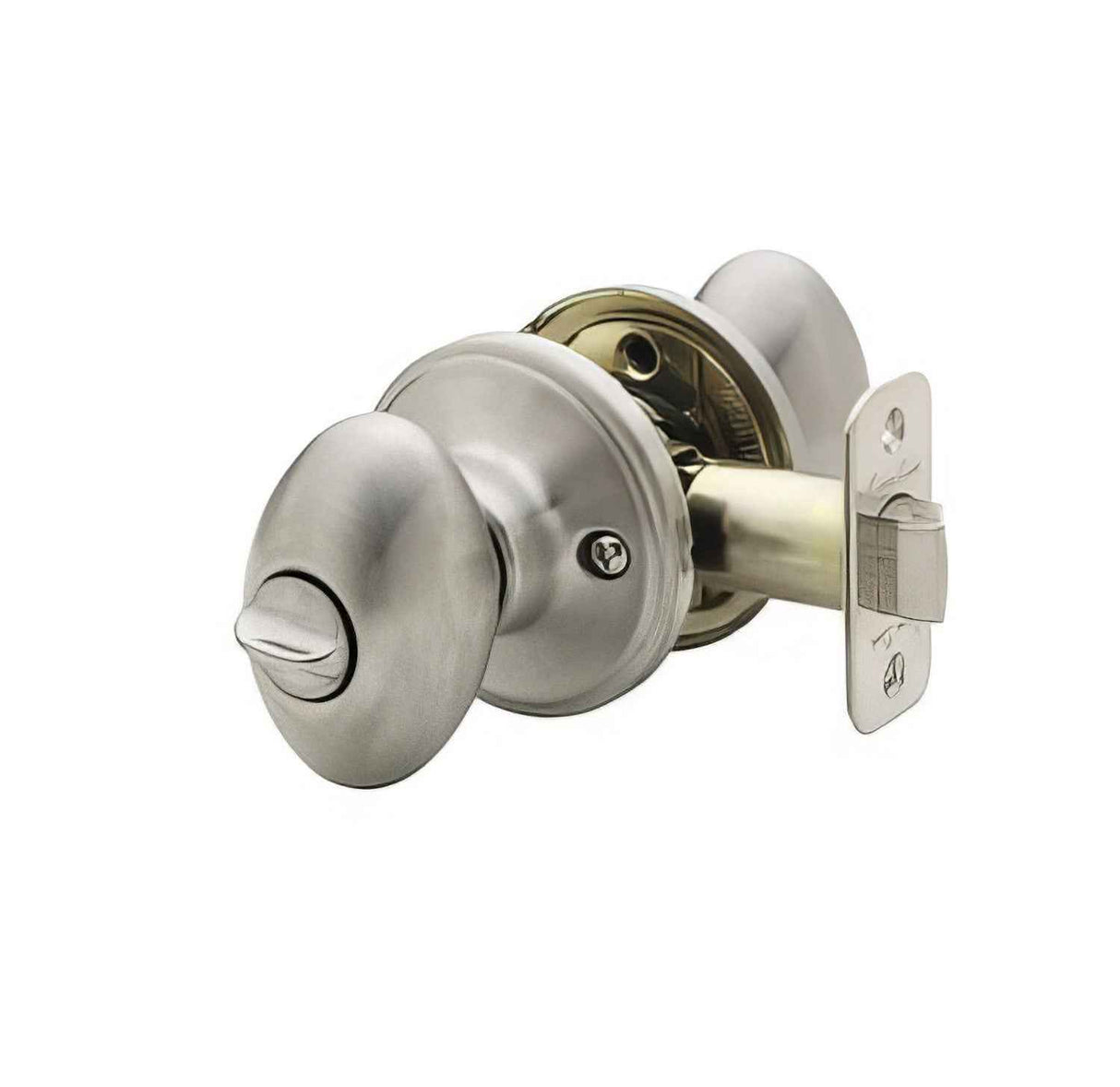 Copper Creek EK2030SS satin stainless privacy door knob