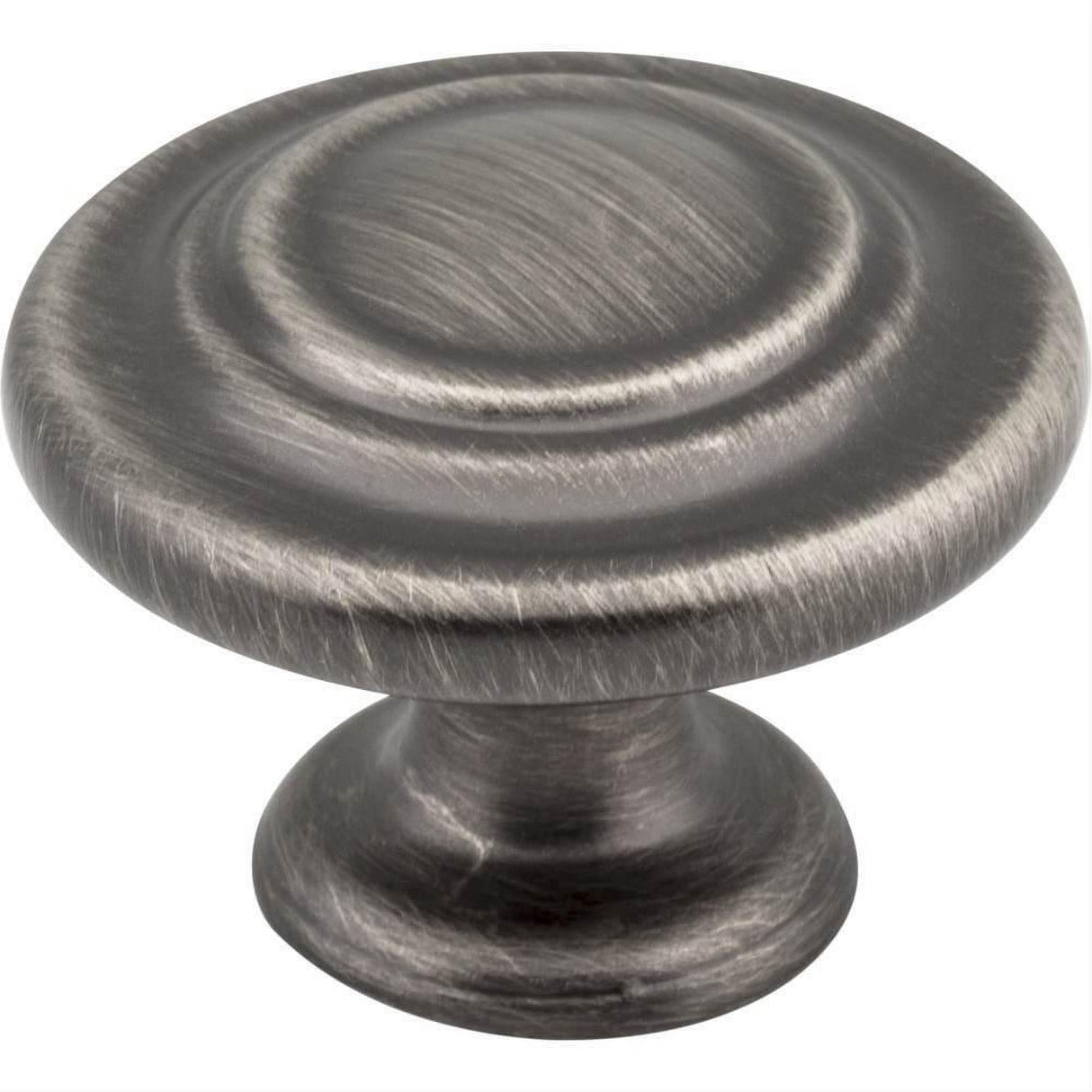 Elements 107BNBDL 107 Arcadia 1-5/16" Zinc Cabinet Knob Brushed Pewter