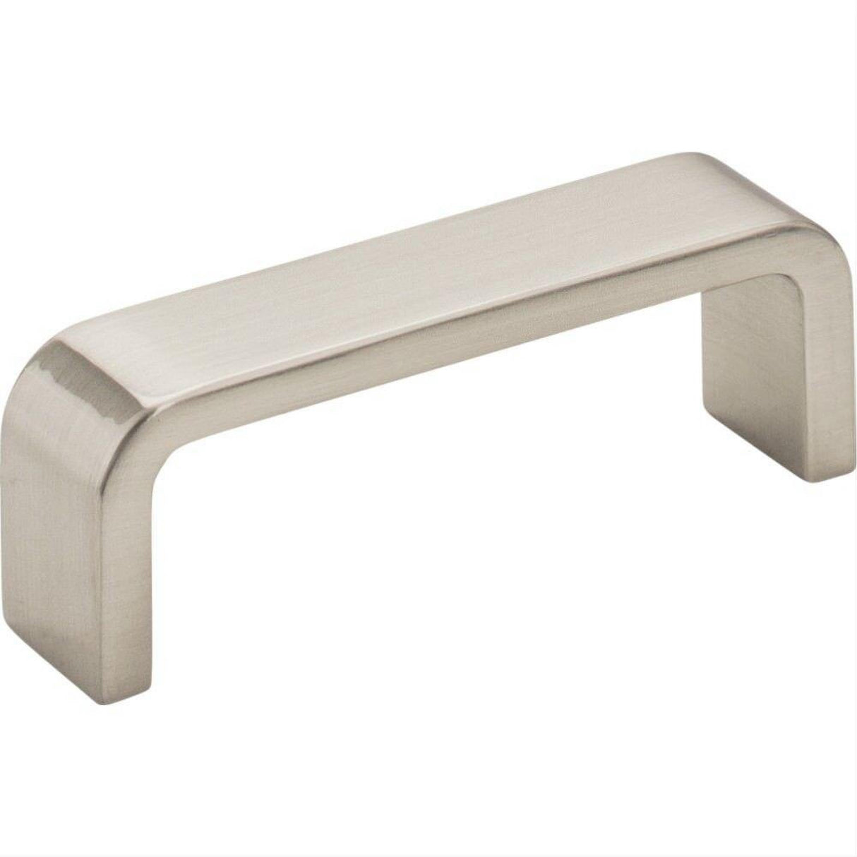 Elements 193-3SN-3 Asher 3-1/4" Zinc Cabinet Pull Satin Nickel