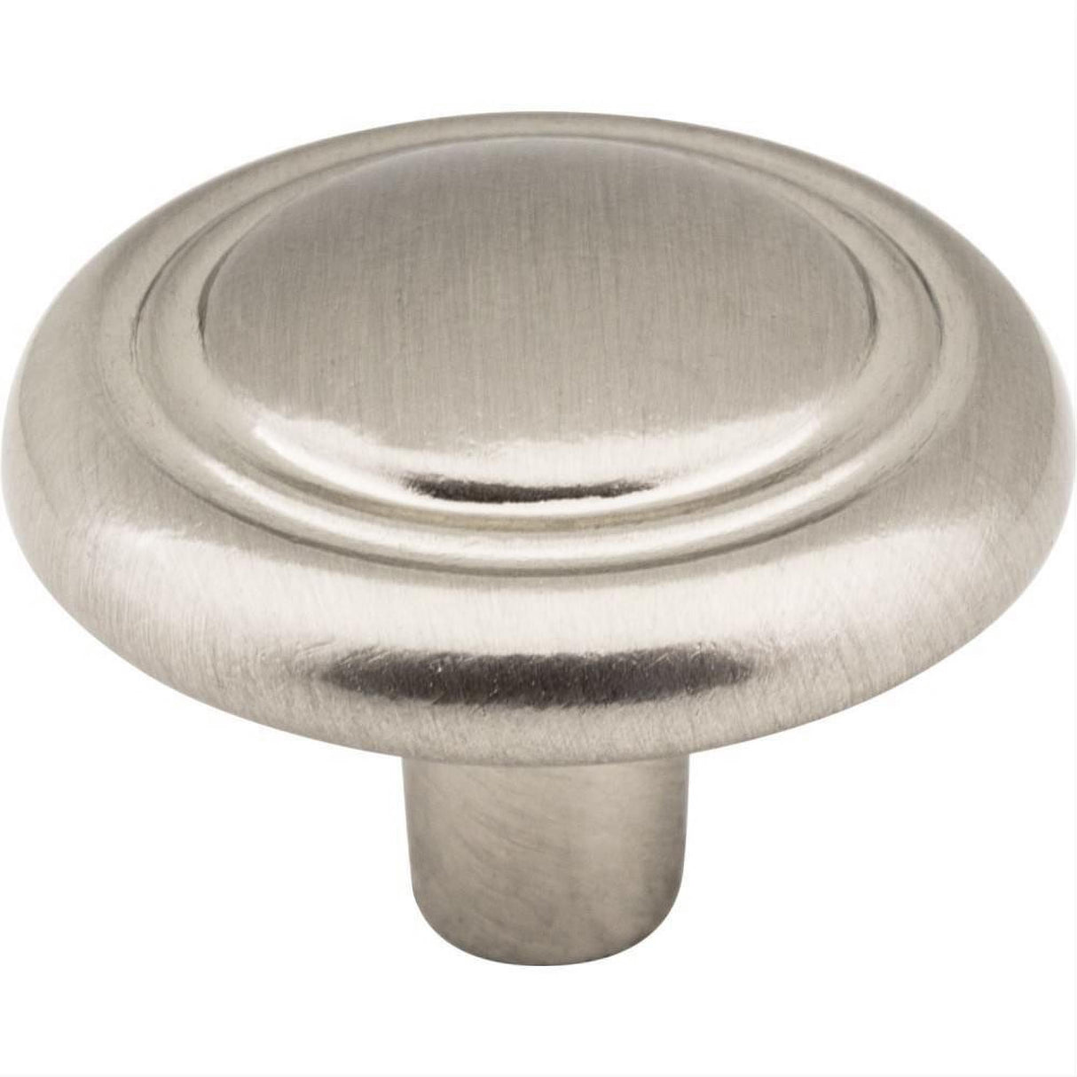 Elements 202SN 202 Kingsport 1-1/4" Zinc Cabinet Knob Satin Nickel