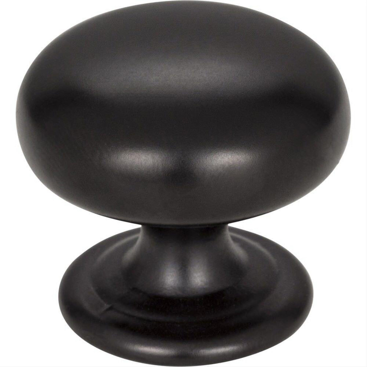Elements 2980MB 2980 Florence 1-1/4" Zinc Cabinet Knob Matte Black