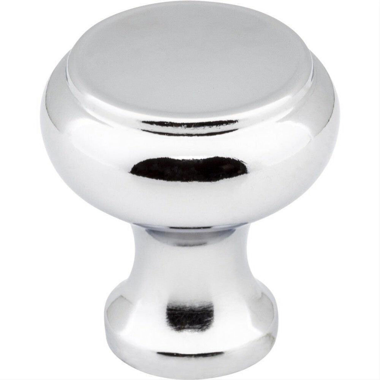 Elements 3898PC 3898 Westbury 1-3/16" Zinc Cabinet Knob Polished Chrome
