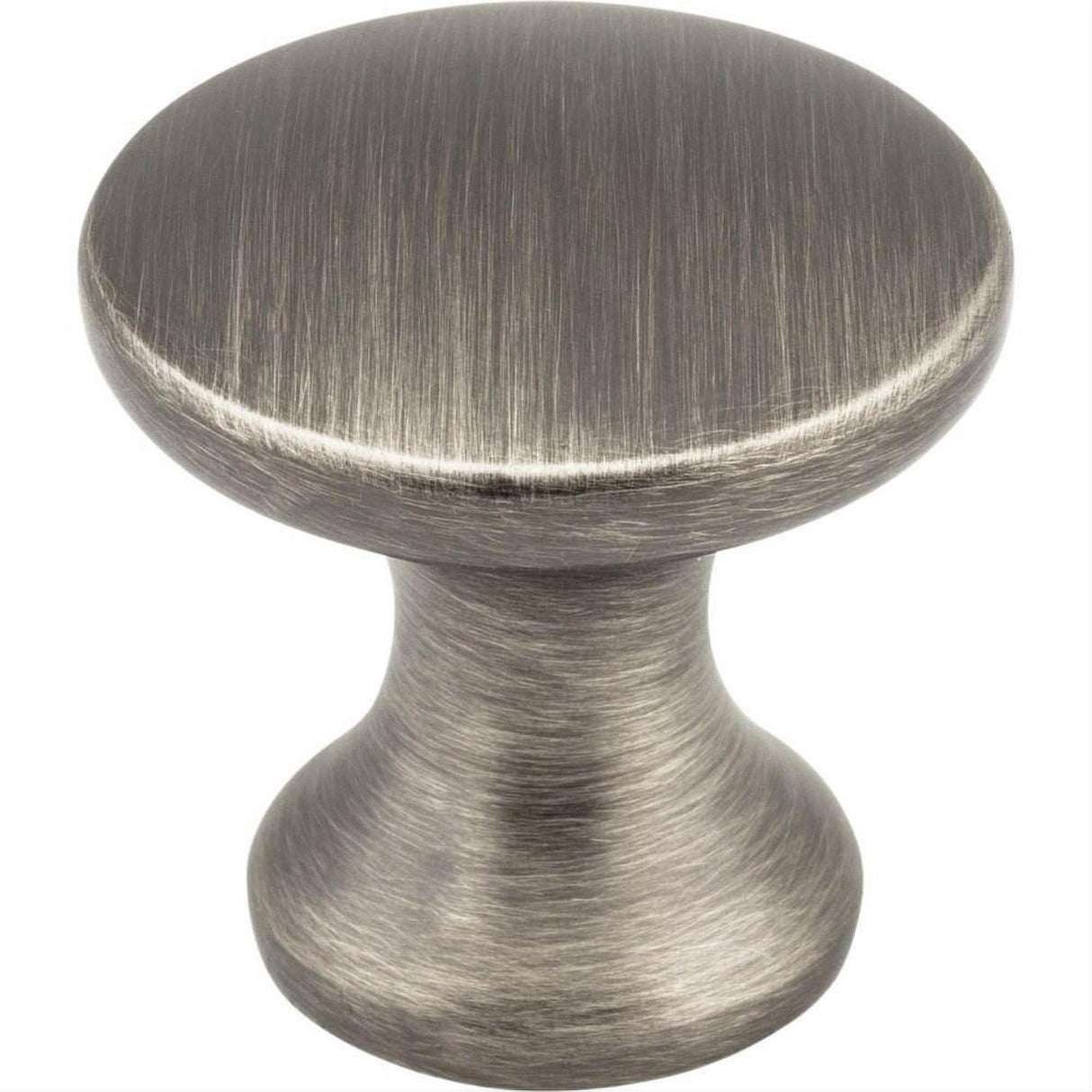 Elements 3915-BNBDL Geneva 1" Zinc Cabinet Knob Brushed Pewter