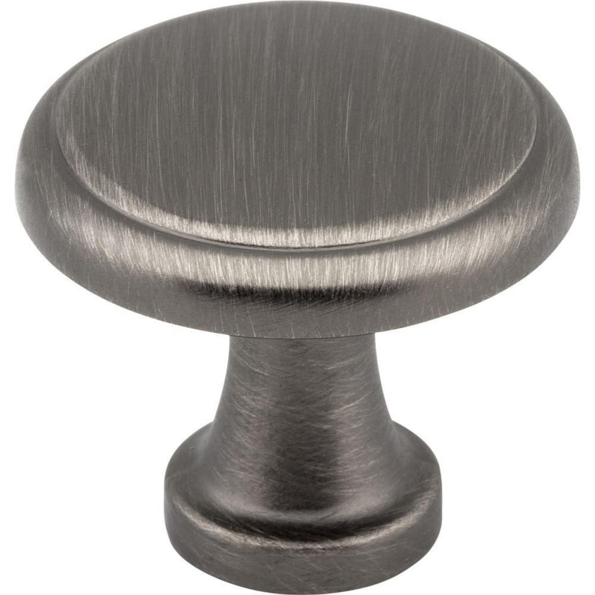 Elements 3970-BNBDL Gatsby 1-3/16" Zinc Cabinet Knob Brushed Pewter