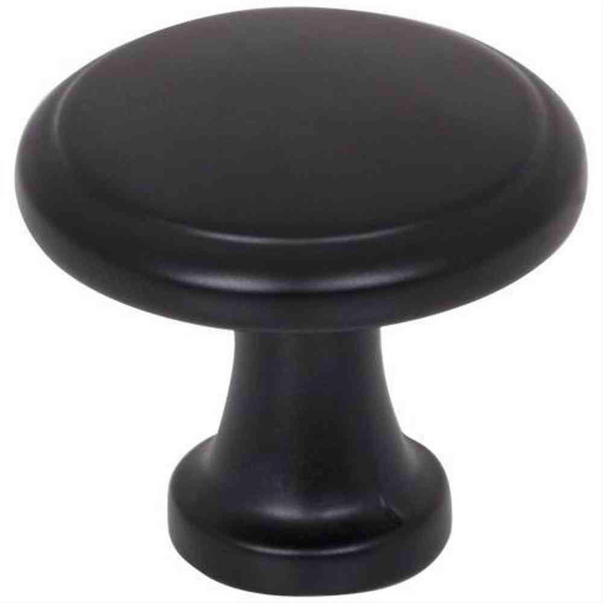 Elements 3970-MB Gatsby 1-3/16" Zinc Cabinet Knob Matte Black