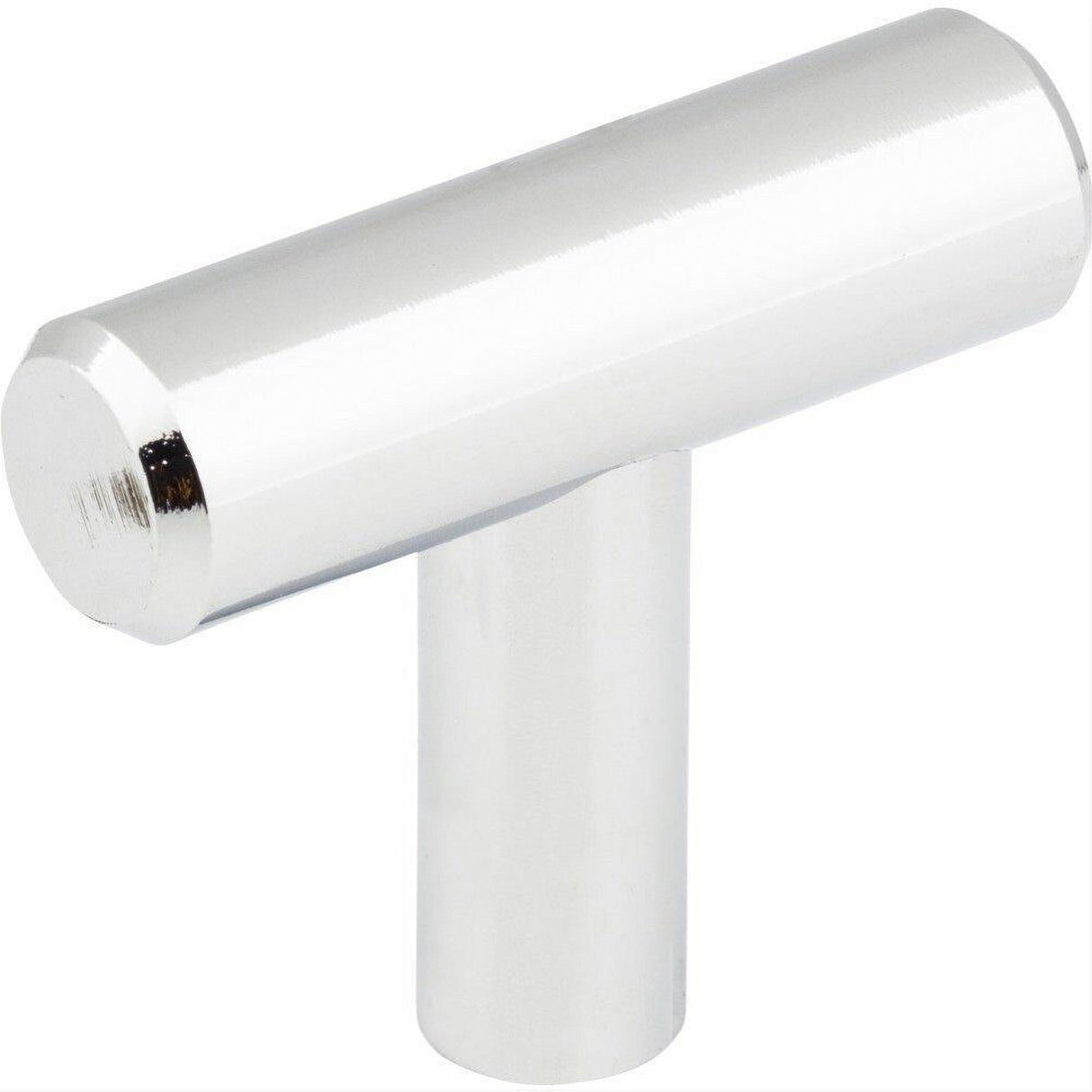 Elements 40PC 40 Naples 1-9/16" Steel T-Shaped Cabinet Pull Polished Chrome