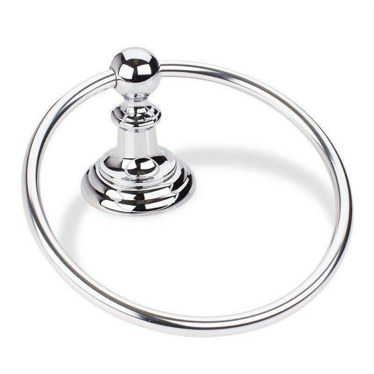 Elements BHE5-06PC-R-06-R Fairview 6-1/2" Zinc Conventional Towel Ring Polished Chrome