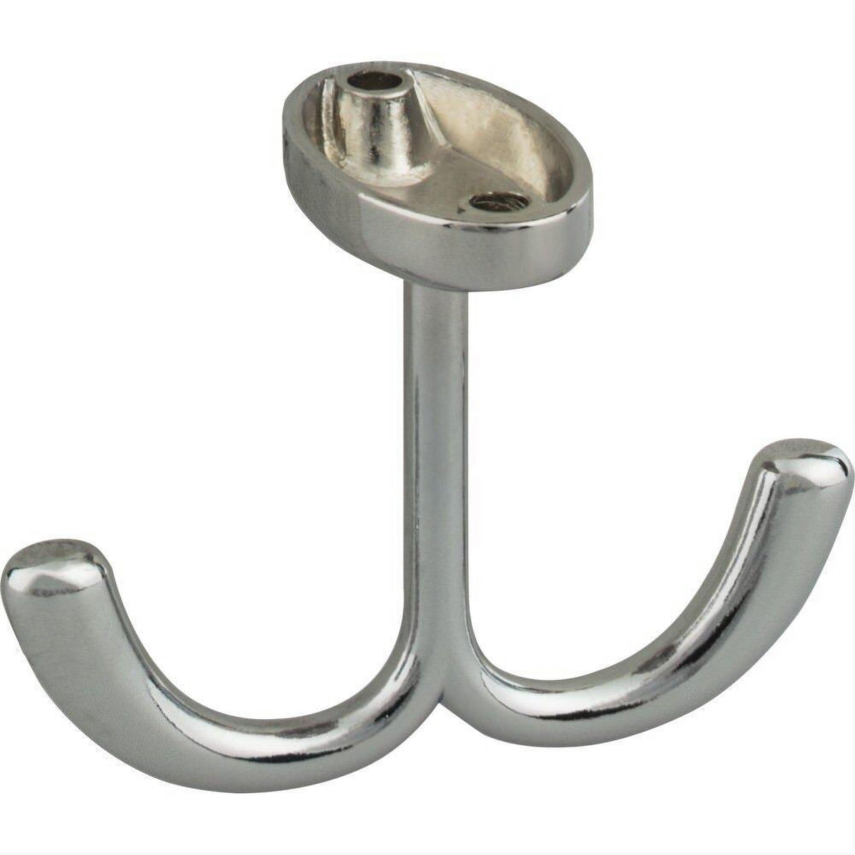 Elements YD20-156PC 1-9/16" Double Zinc Ceiling Mount Coat Hook Polished Chrome
