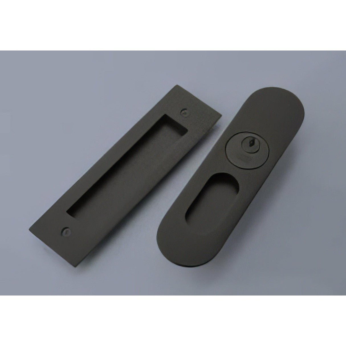 Emtek 2155US10B134 2155US134 Narrow Modern Rectangular Passage Pocket Door Mortise Lock Oil Rubbed Bronze