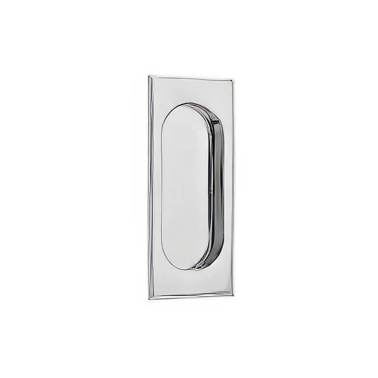 Emtek 2201US14 Rectangular Flush Pull Bright Nickel