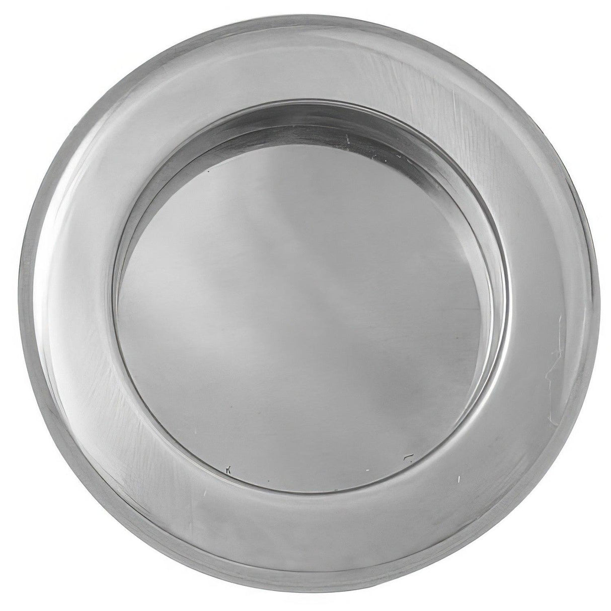 Emtek 2211US15 Inch Diameter Round Flush Door Pull Satin Nickel