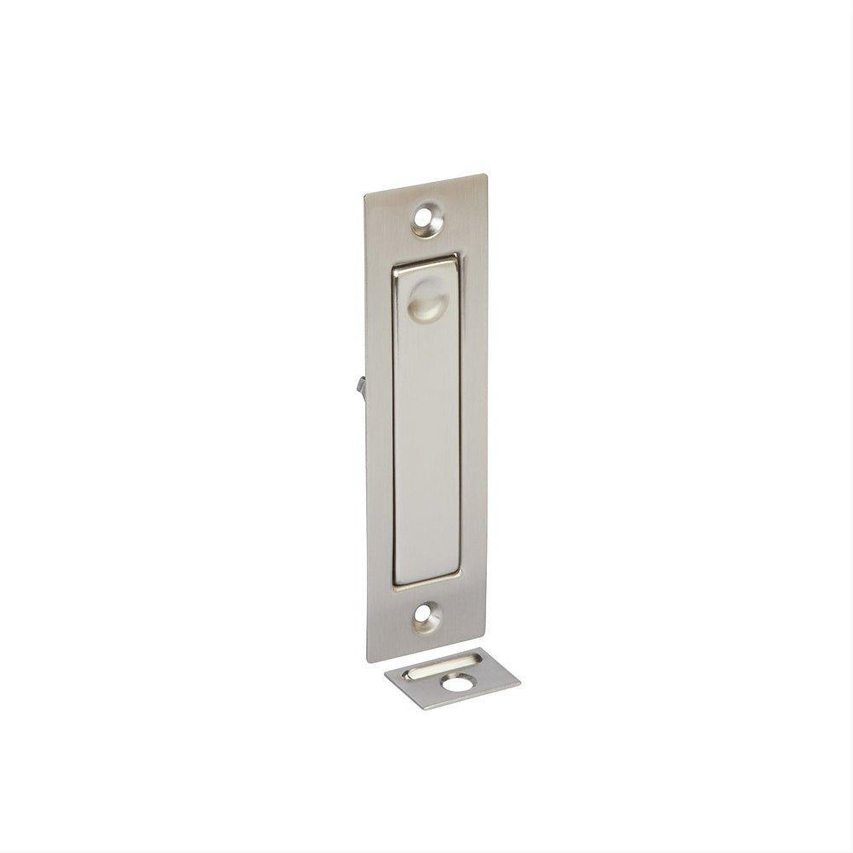Emtek 2220US15 1-1/4" x 4-5/8" Modern Rectangular Jamb Bolt Satin Nickel