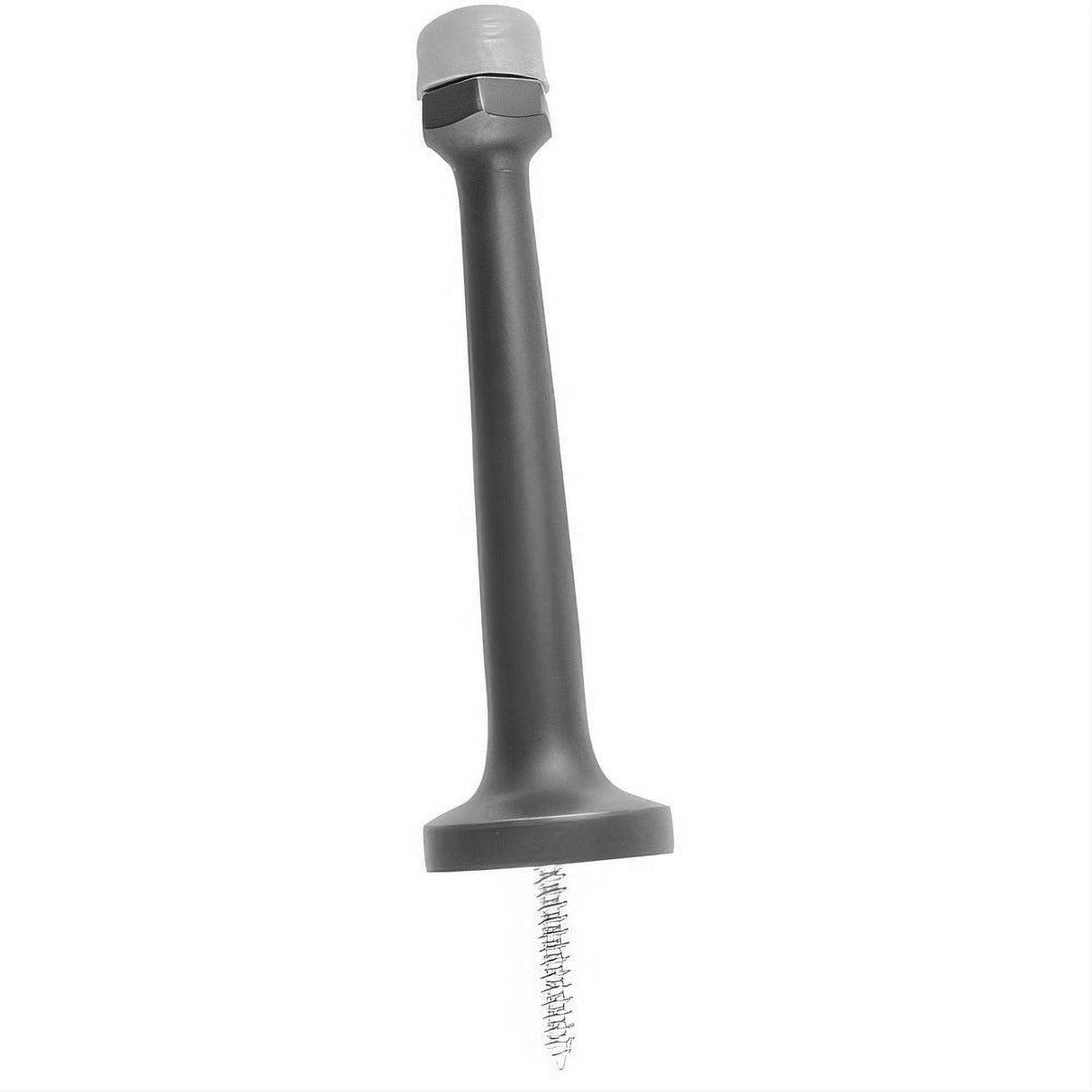 Emtek 2232US7 3" Length Solid Brass Baseboard Door Stop With Screw French Antique