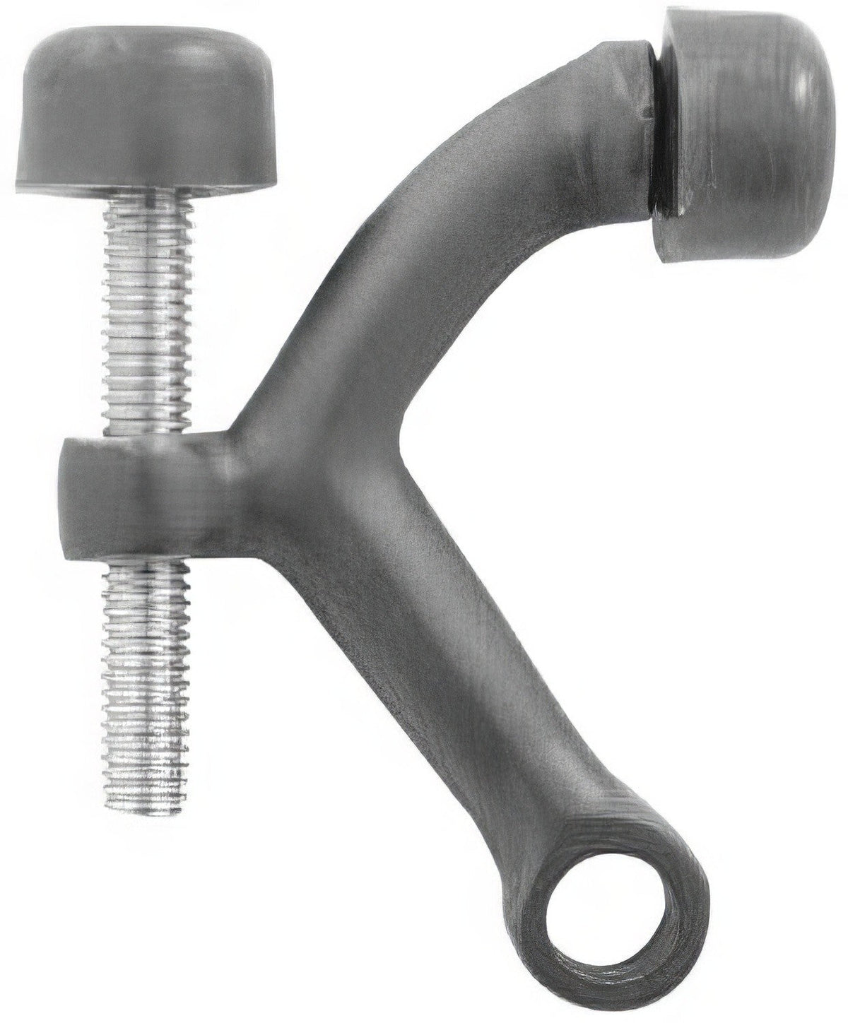 Emtek 2241US14 2-3/8" Height Solid Brass Hinge Pivot Stop Polished Nickel