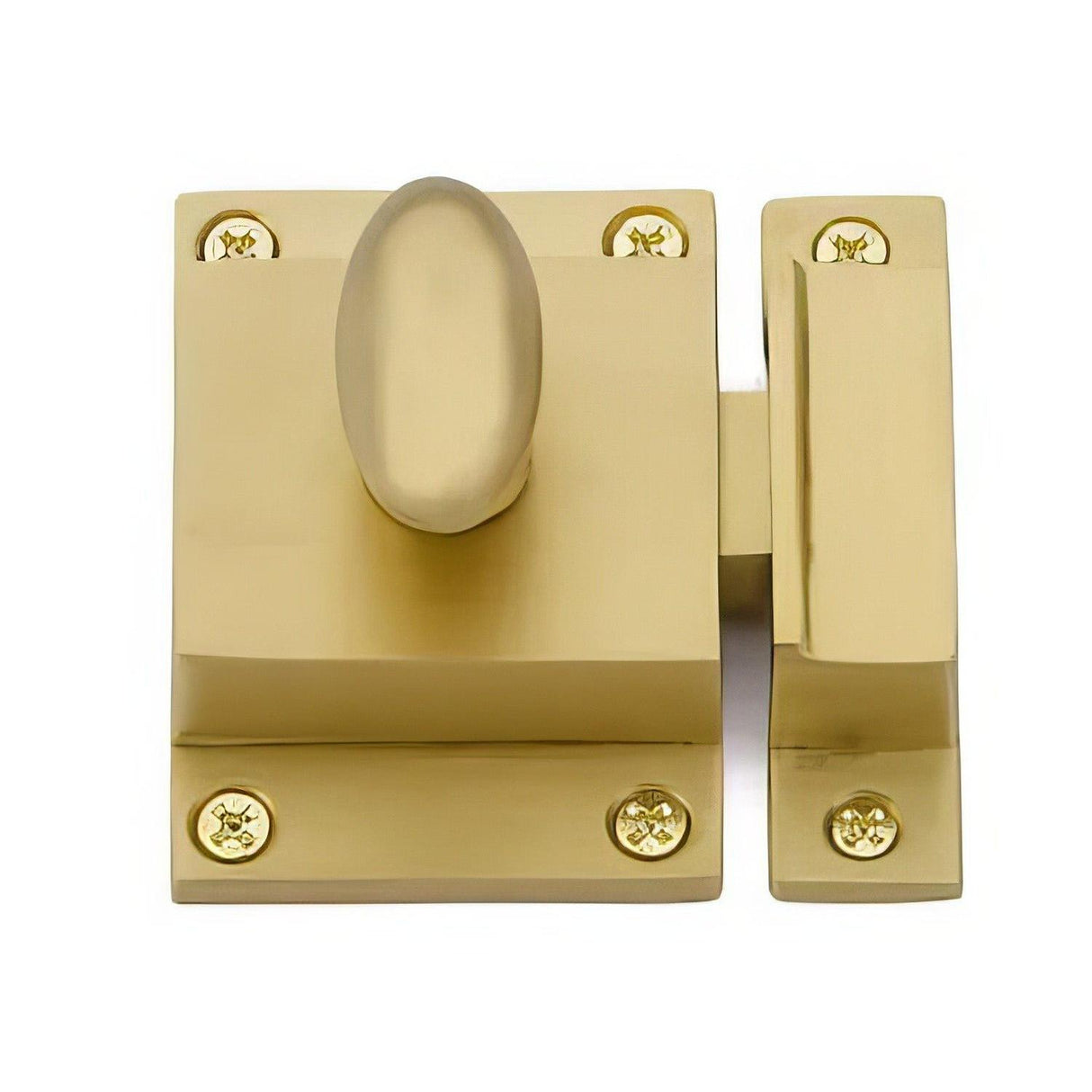 Emtek 2270US4 2-1/4 Inch x 2 Inch Cabinet Latch Satin Brass