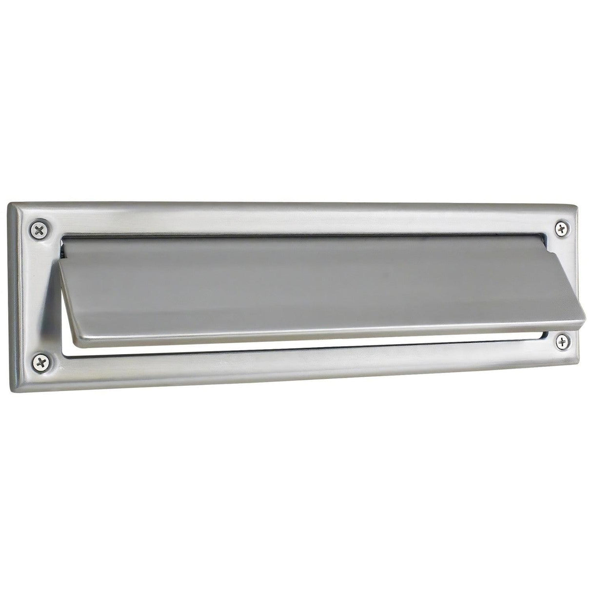 Emtek 2280US15 13-1/16" Length x 3-3/8" Height Solid Brass Mail Slot Satin Nickel