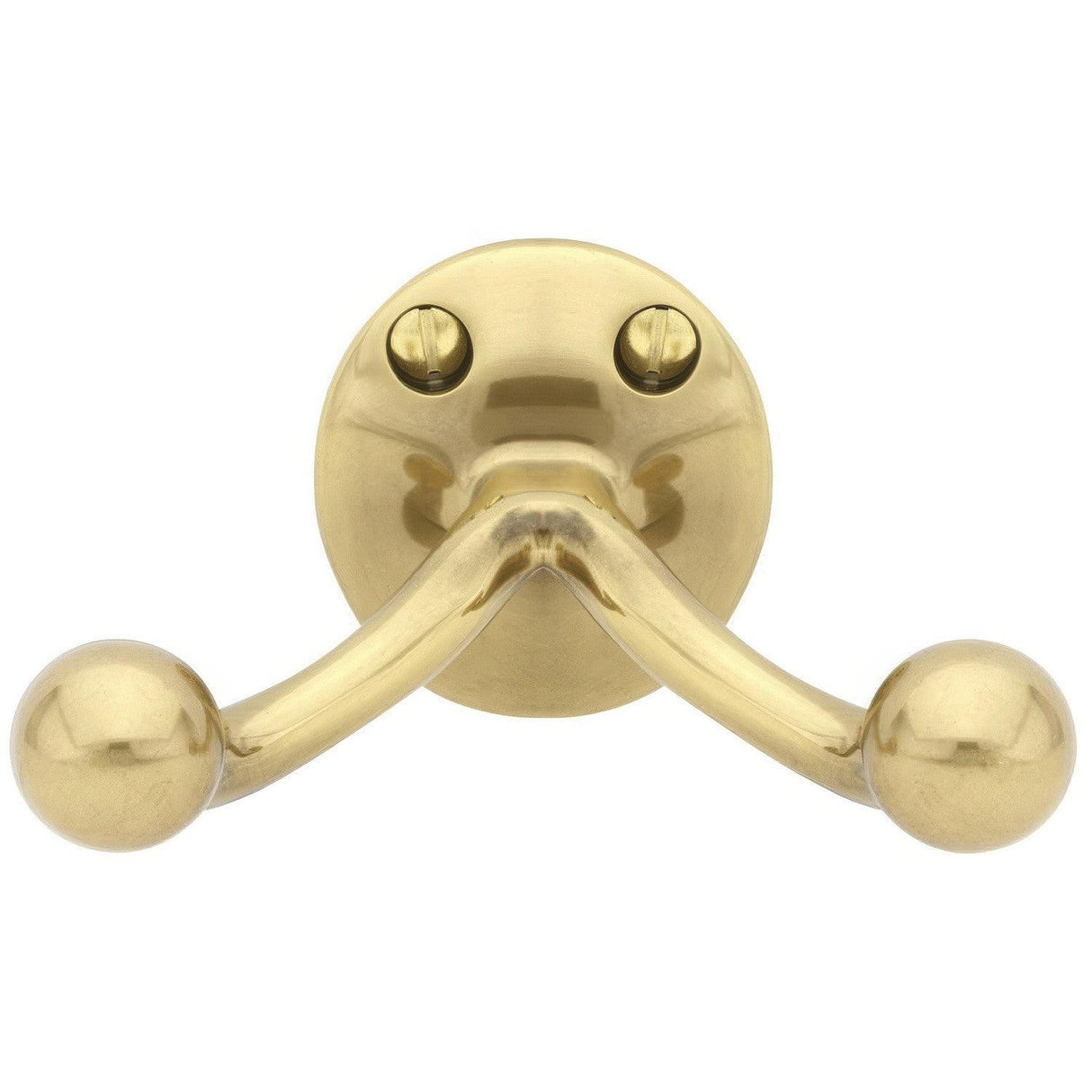 Emtek 2607US7 2607 Solid Brass Double Robe Hook with 2.125" Projection French Antique