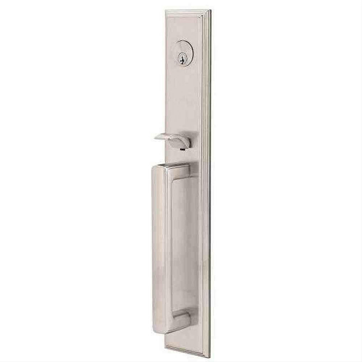Emtek 4202PUS15 Knob Dummy Melrose Tubular Handleset - Reversible Satin Nickel