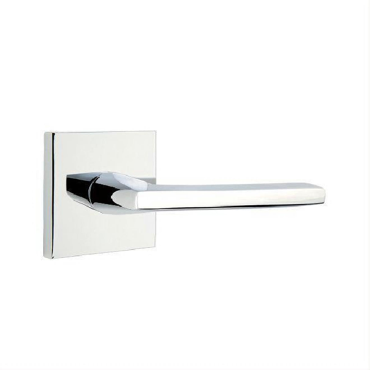 Emtek 5050HLOUS26 5050HLOUS Helios Dummy Door Lever Pair with Square Rose Bright Chrome