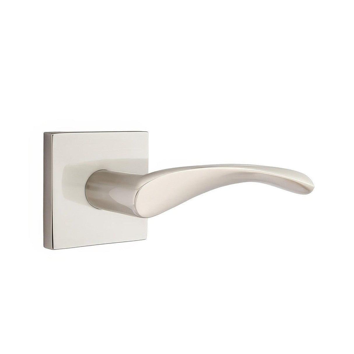 Emtek 5050TRTUS15 5050TRTUS Triton Lever Dummy Pair With Square Rose Satin Nickel