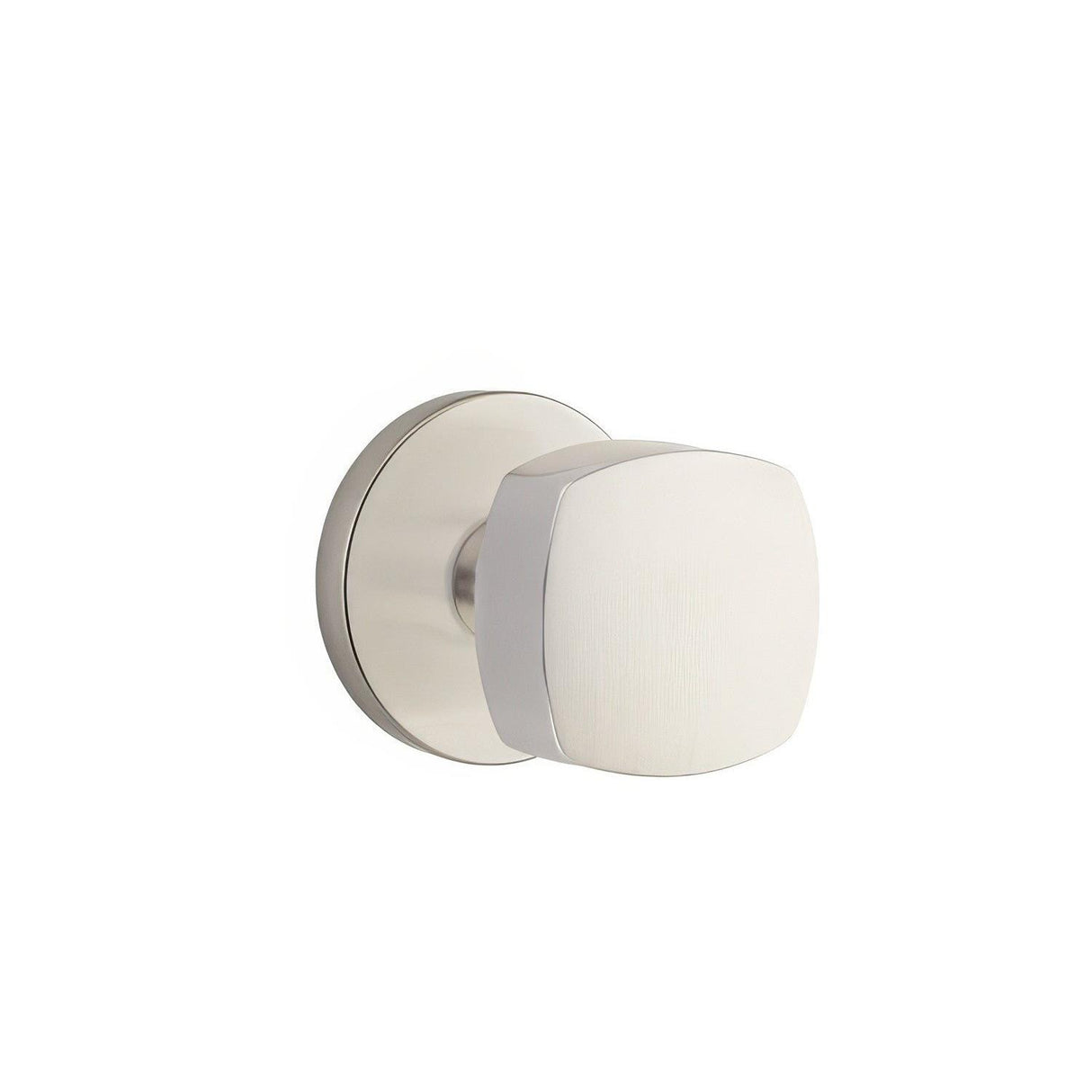 Emtek 5059FRKUS15 5059FRKUS Freestone Knob Dummy Pair With Disk Rose Satin Nickel