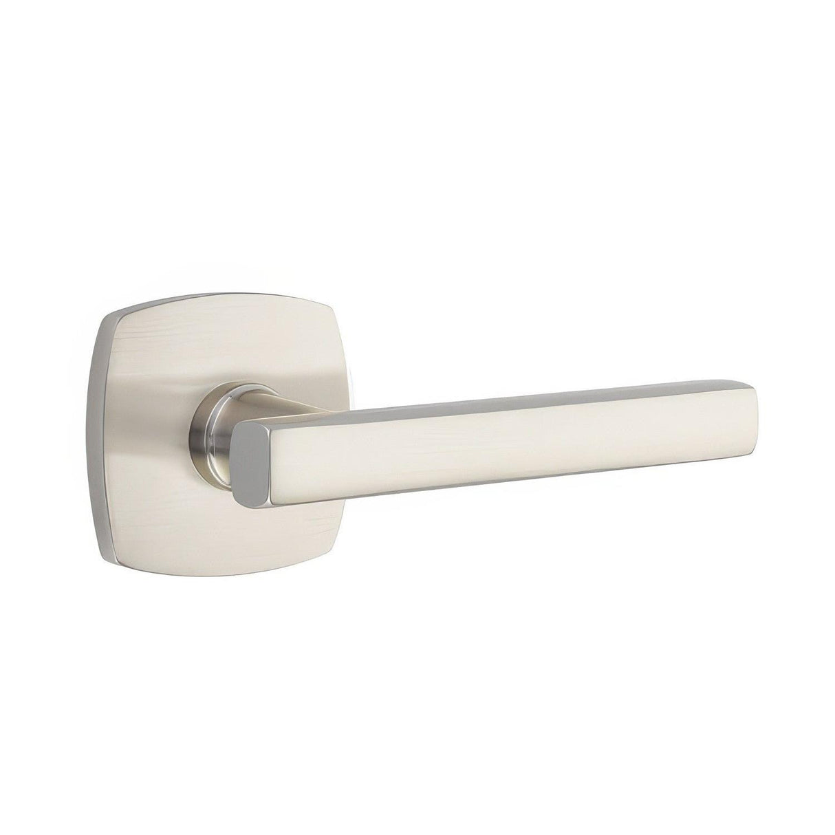 Emtek 5316FRKUS15 5316FRKUS Freestone Knob 2-3/8" Backset Passage with Urban Modern Rose Satin Nickel