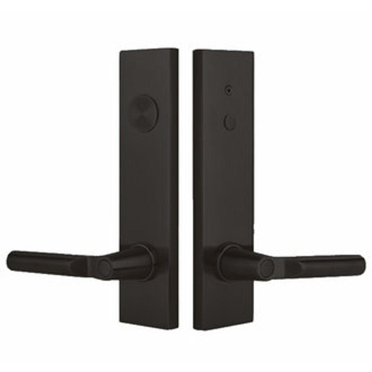 Emtek 5362HLOUS10B 5362HLOUS Helios Lever Modern Rectangular Two Point Dummy Lock Oil Rubbed Bronze