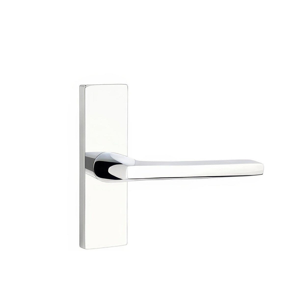Emtek 5507HLOUS26RH 5507HLOUSRH Helios Lever Right Hand Passage Stretto Narrow Trim Lockset Polished Chrome