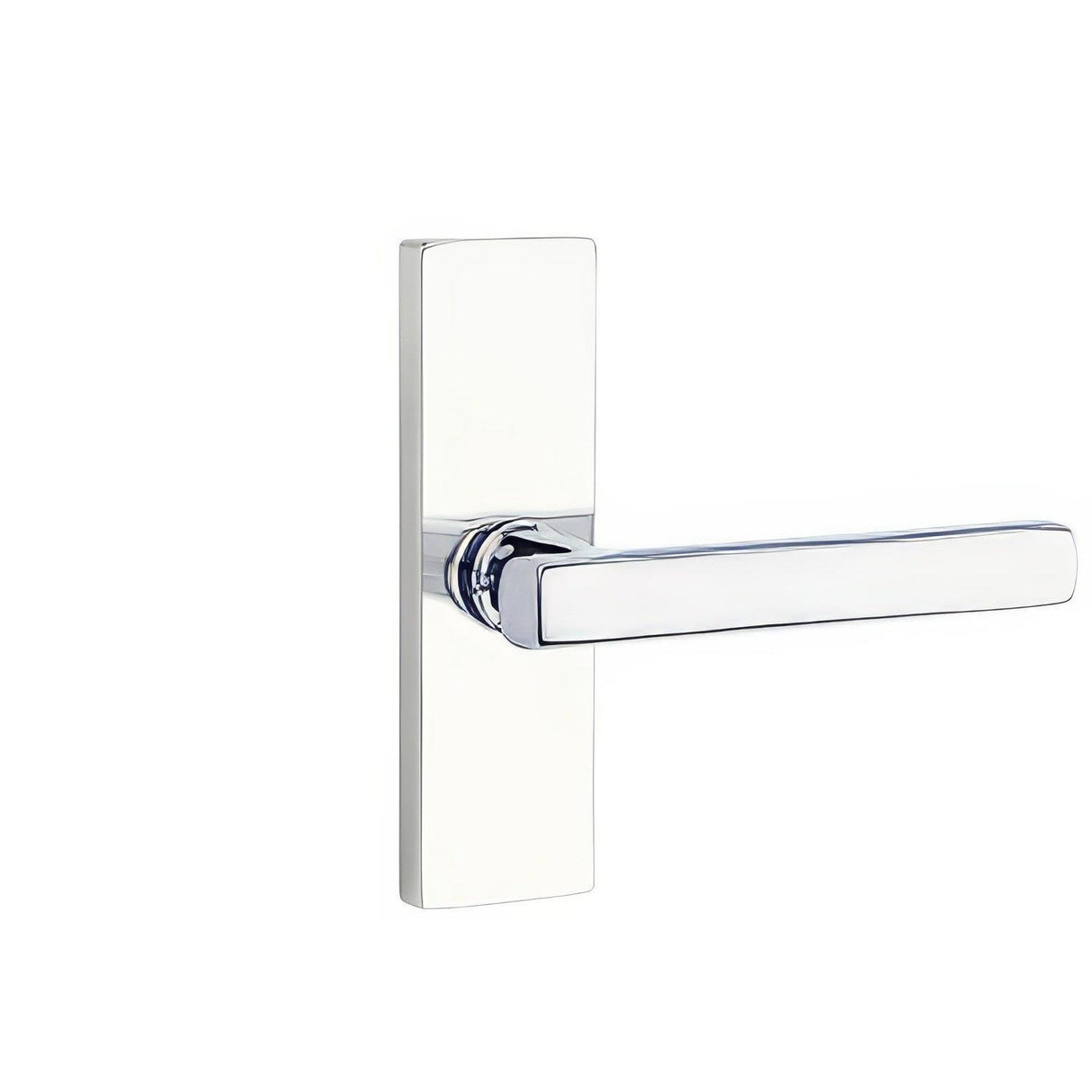 Emtek 5607FRLUS26LH 5607FRLUSLH Freestone Lever Left Hand Thumbturn Privacy Stretto Narrow Trim Lockset Polished Chrome