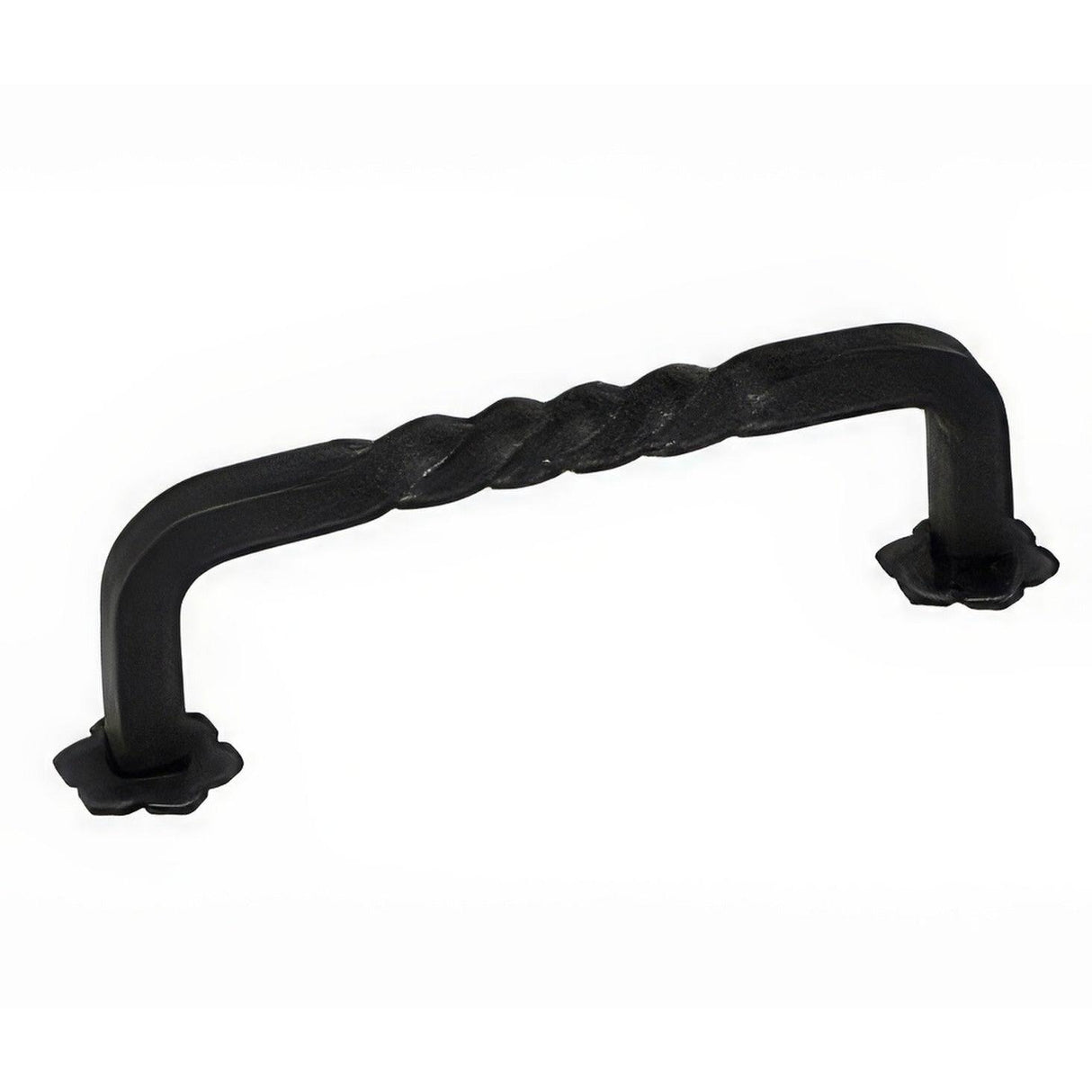 Emtek 76022FBS 76022 San Carlos 4" Wrought Steel Drawer Pull Flat Black