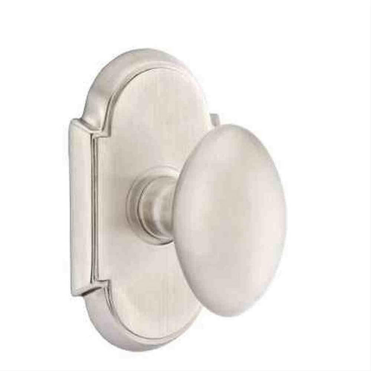 Emtek 8208EUS10B Knob 2-3/8" Backset Privacy with # 8 Rose for 1-1/4" to 2" Door - Reversible Oil Rubbed Bronze