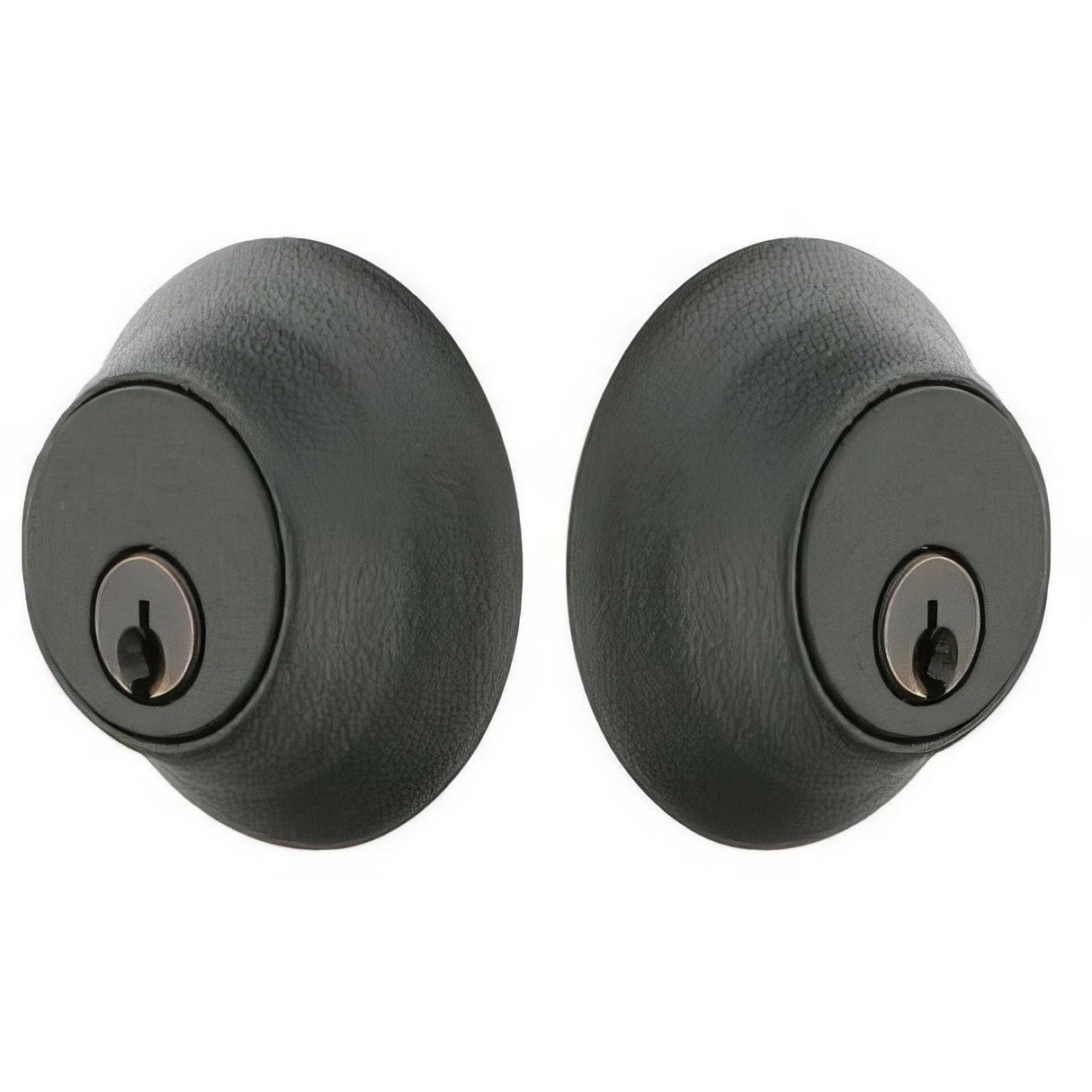 Emtek 8350US19 8350US Regular Style Classic Brass Double Cylinder Deadbolt Flat Black