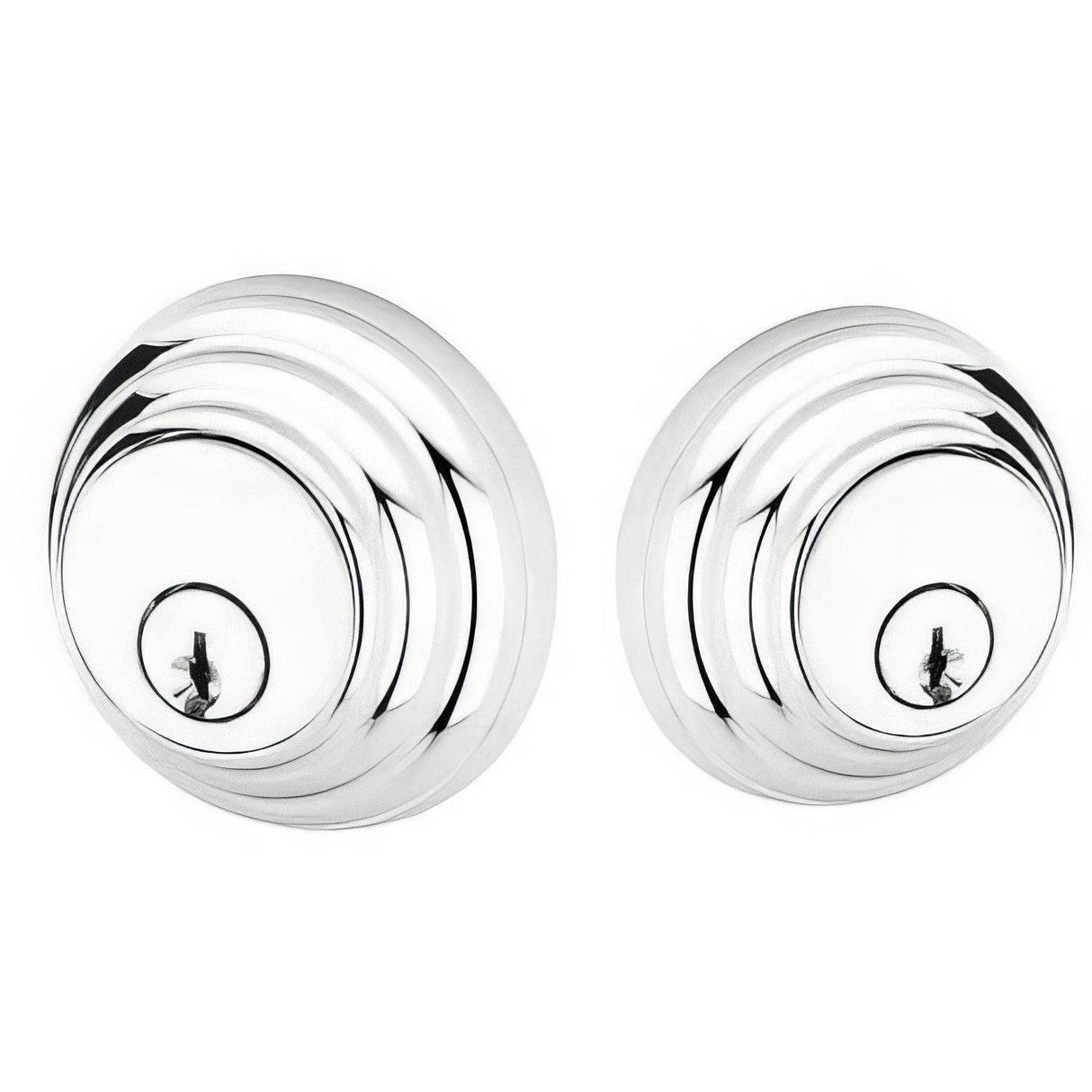 Emtek 8355US7 Low Profile Style Brass Modern Double Cylinder Deadbolt French Antique