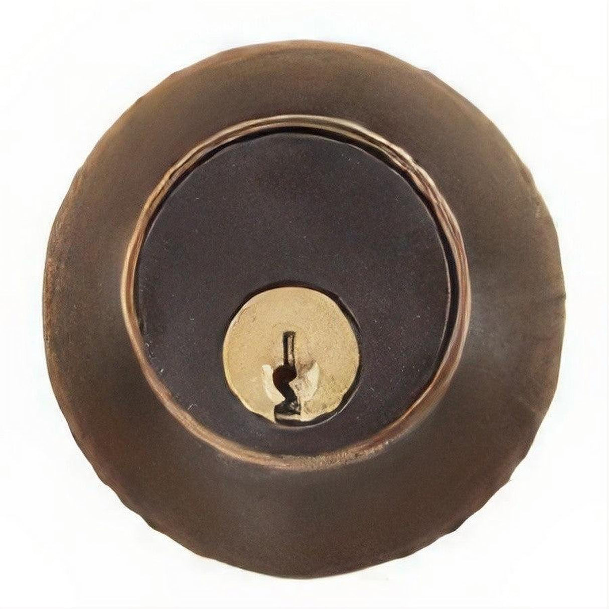 Emtek 8450US10B Regular Style Classic Brass Single Cylinder Deadbolt Oil Rubbed Bronze
