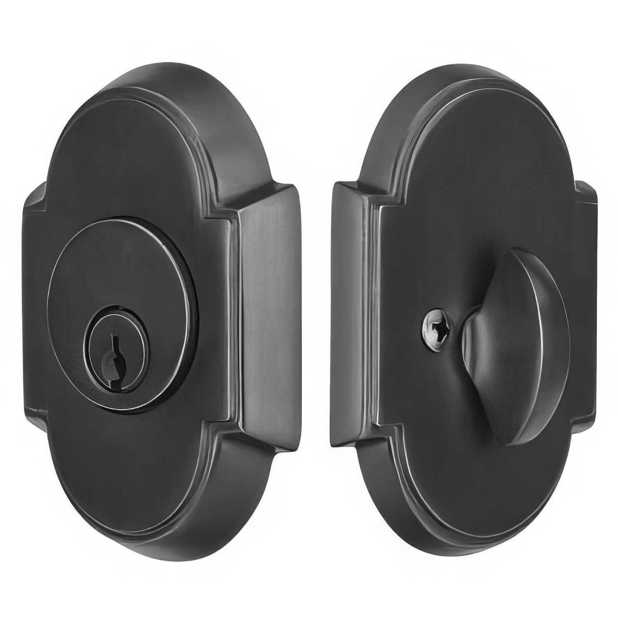 Emtek 8466US26 8466US Brass Modern Single Cylinder Deadbolt Polished Chrome