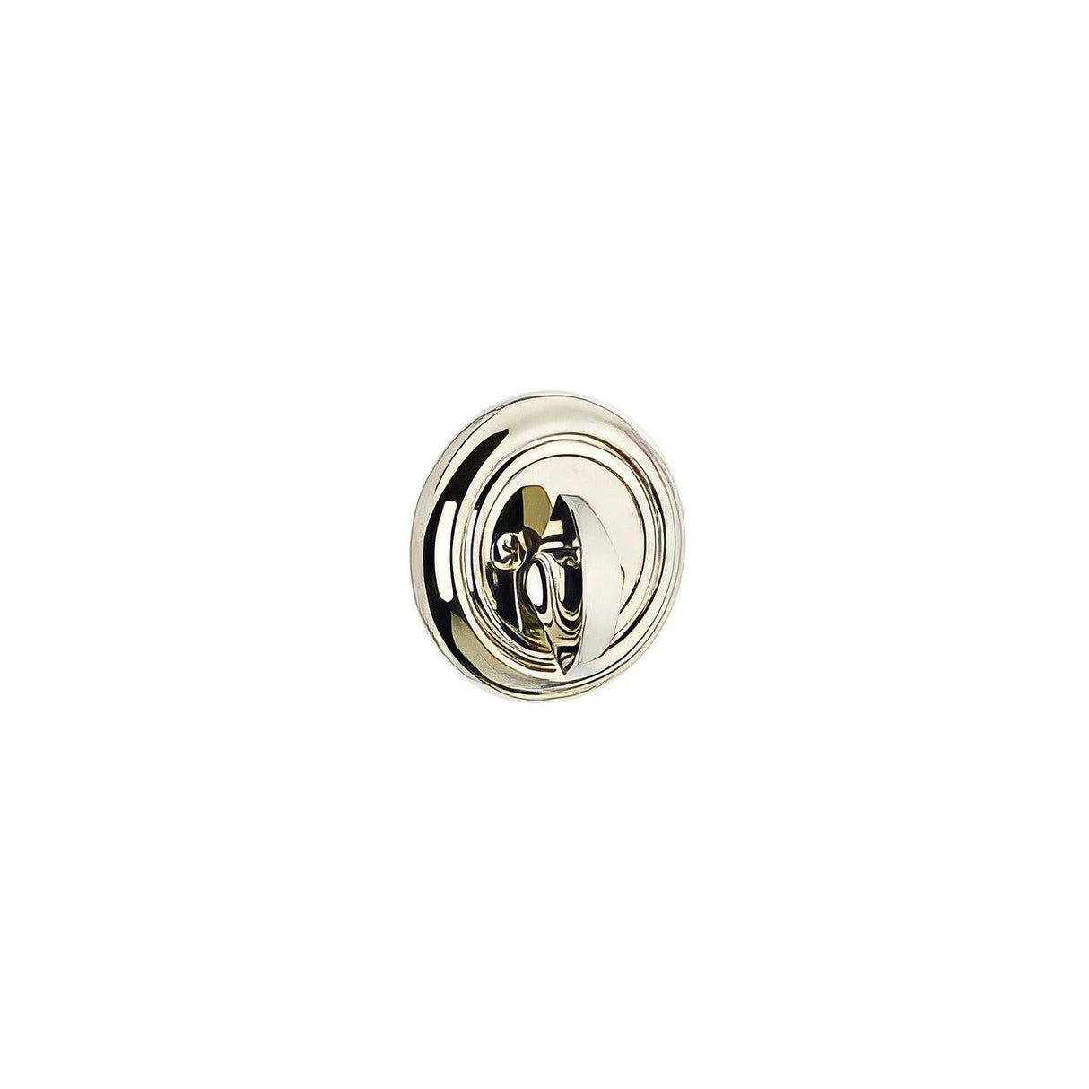 Emtek 8550US14 Regular Style Classic Brass One-Sided Deadbolt Polished Nickel