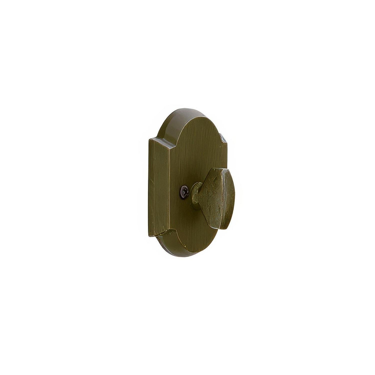Emtek 8557MB #1 Style Sandcast Bronze One-Sided Deadbolt Medium Bronze