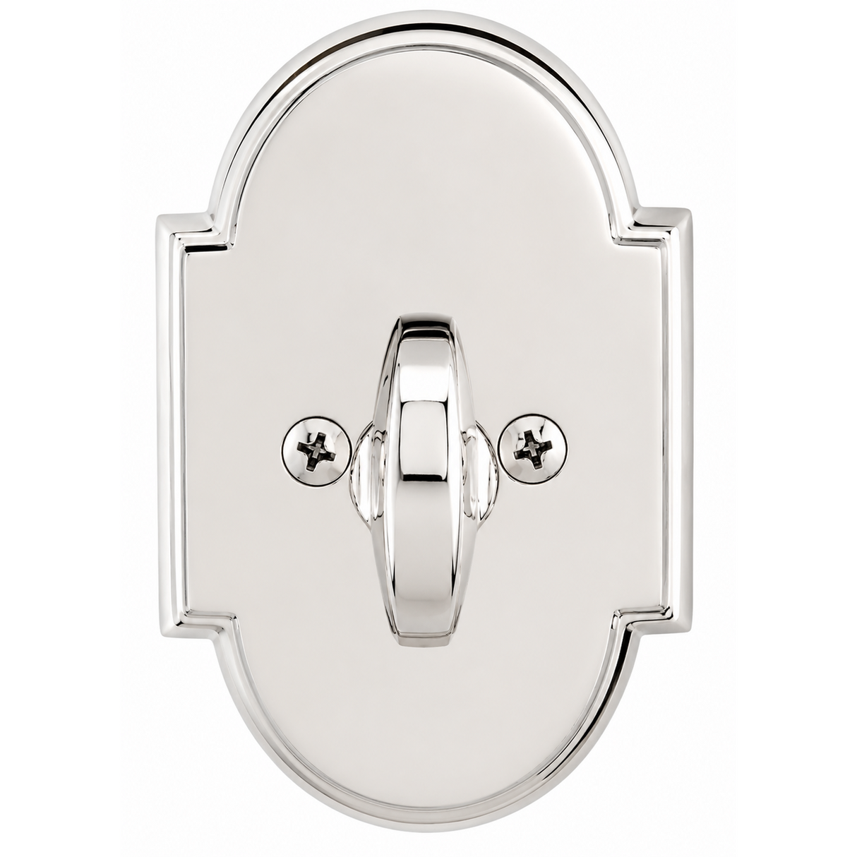 Emtek 8566US26 #8 Style Brass Modern One-Sided Deadbolt Polished Chrome