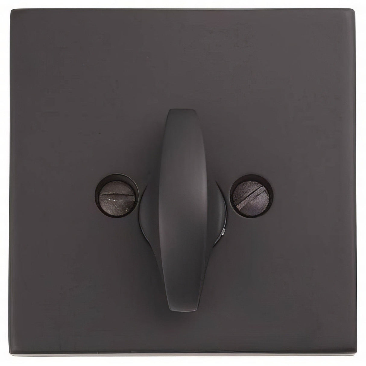 Emtek 8569US19 8569US Square Style Brass Modern One-Sided Deadbolt Flat Black