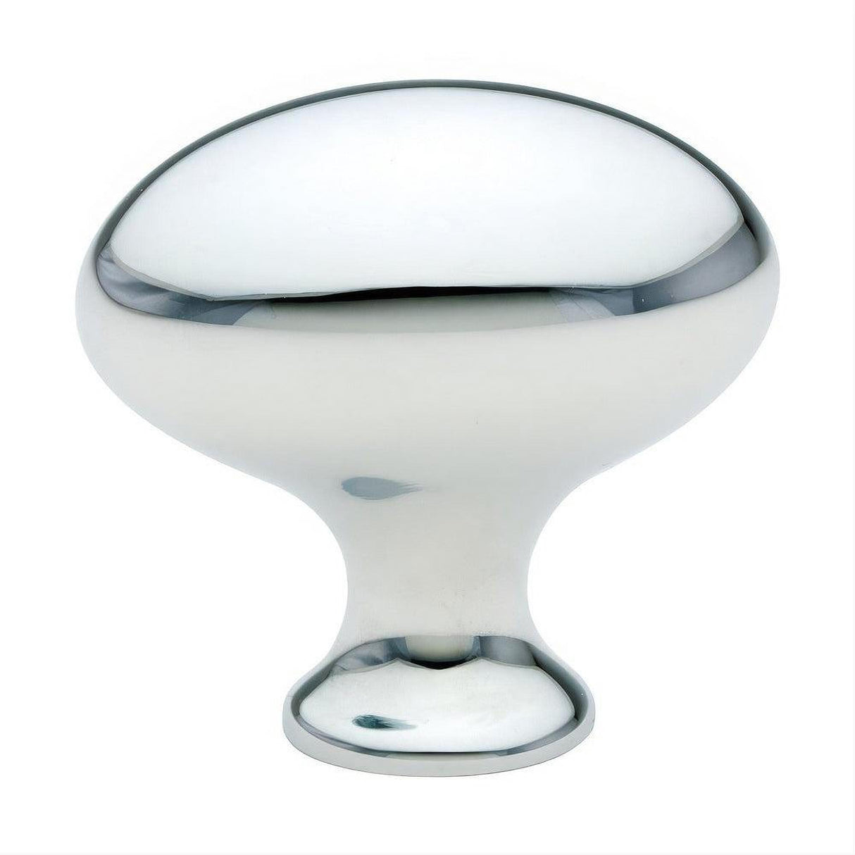 Emtek 86015US26 Egg Style 1" Solid Brass Cabinet Knob Polished Chrome