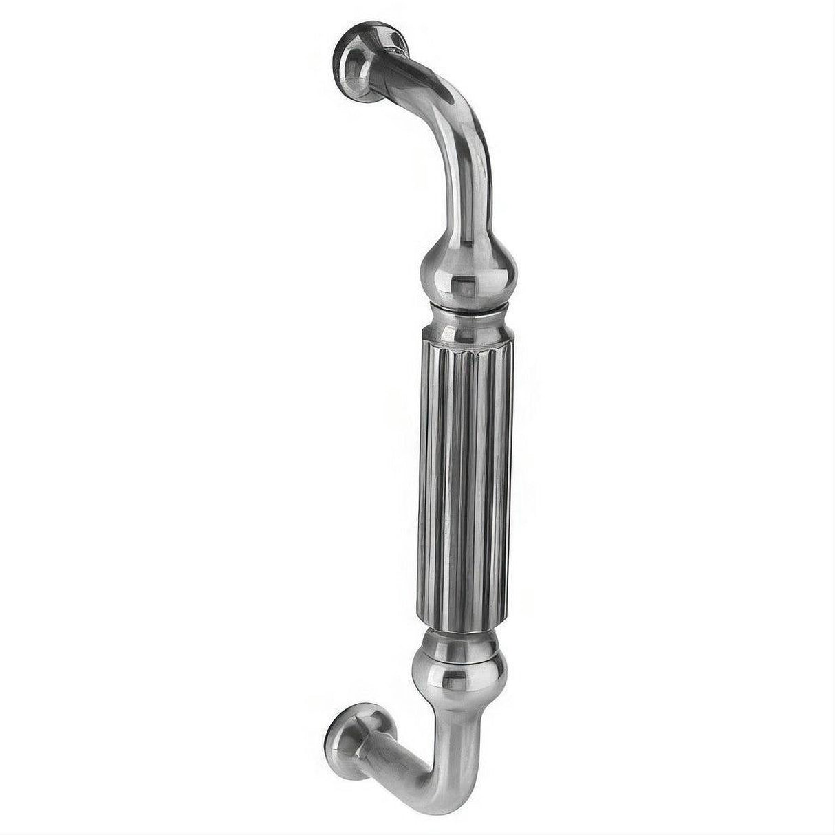 Emtek 86077US26 Designer Brass 8" Center to Center Solid Brass Knoxville Door Pull Polished Chrome
