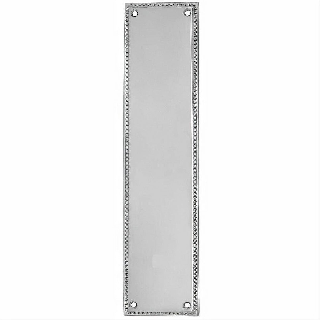 Emtek 86081US15A Designer Brass 12" Height Solid Brass Knoxville Push Plate Pewter
